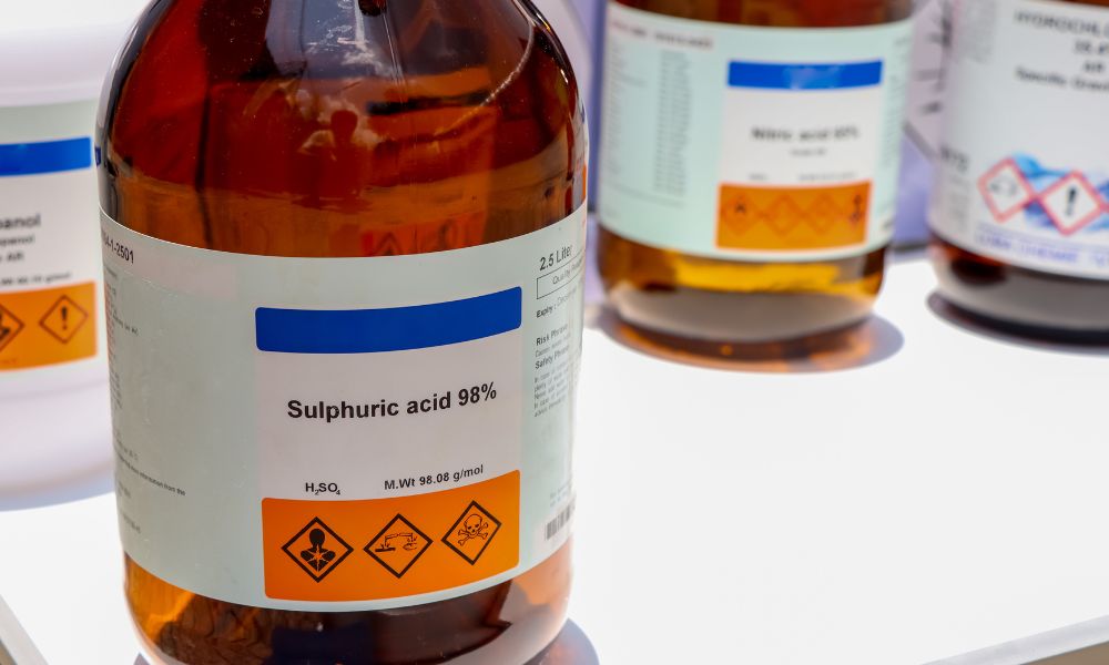 کاربرد اسید سولفوریک در مواد شوینده